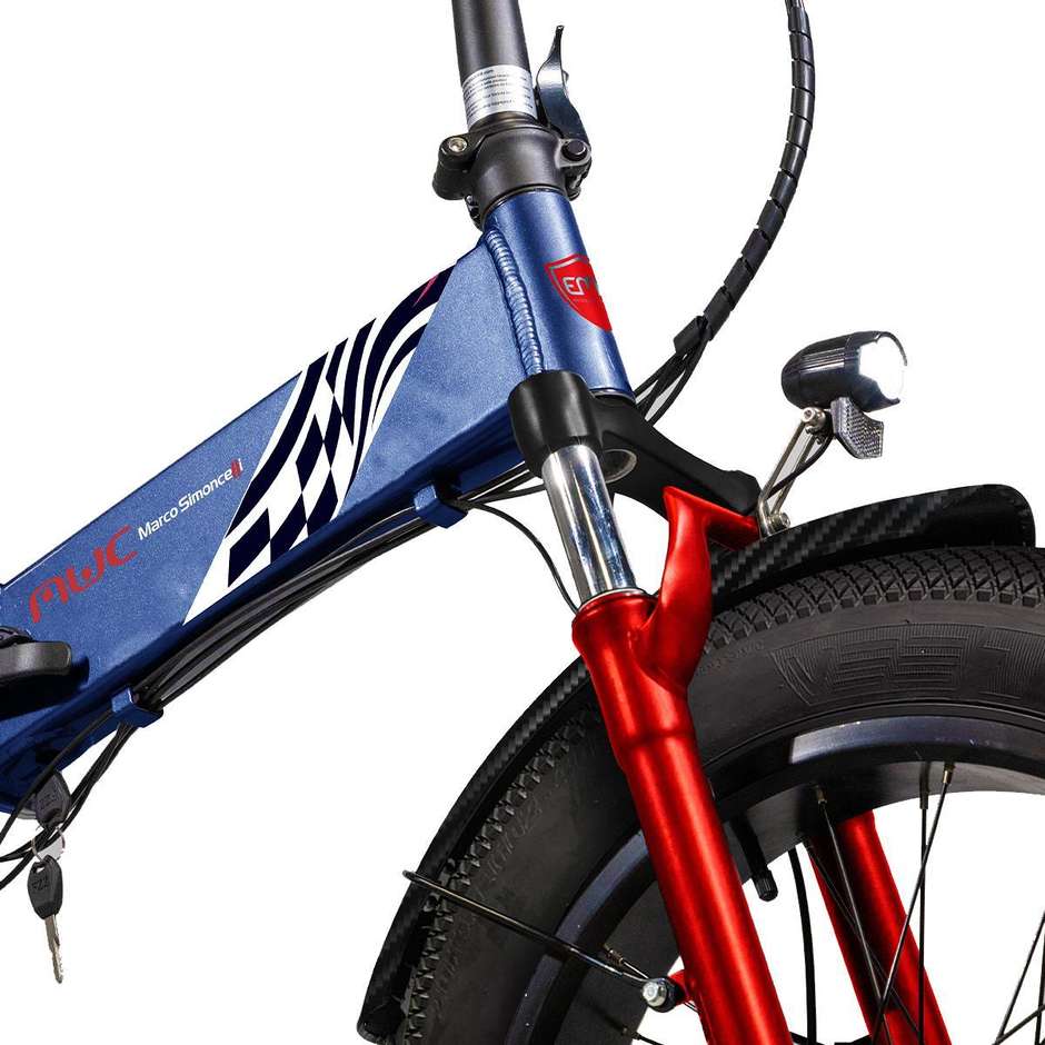 EMG Bomber MWC 20FBM58 fat e-bike pieghevole, 20 pollici, batteria 48 V 10 Ah