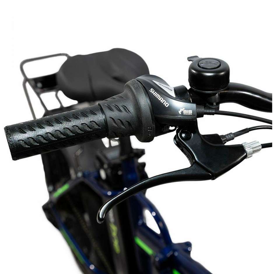 EMG BOMBER ONE BLUE Bicicletta Elettrica a Pedalata Assistita E-Bike Colore Grigio/Nero