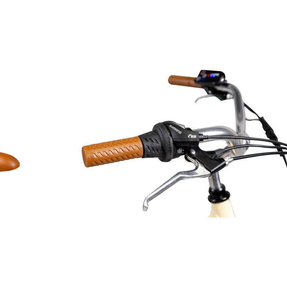 EMG City bike vintage Shirley 26" Velocita max 25 km/h Autonomia 60 Km Colore Crema