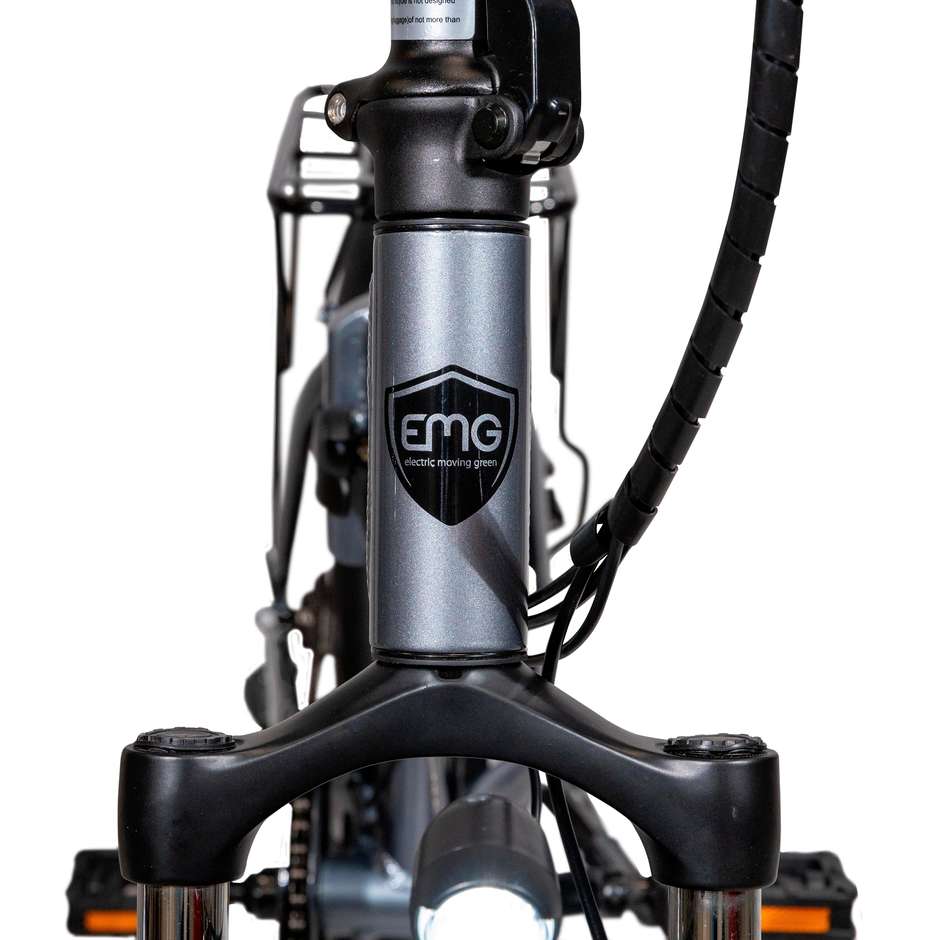 EMG Fat Bike Bomber Ruota 20" Batteria 10Ah Velocità massima 25 km/h Autonomia max 40 km Potenza 250 W Colore Grigio