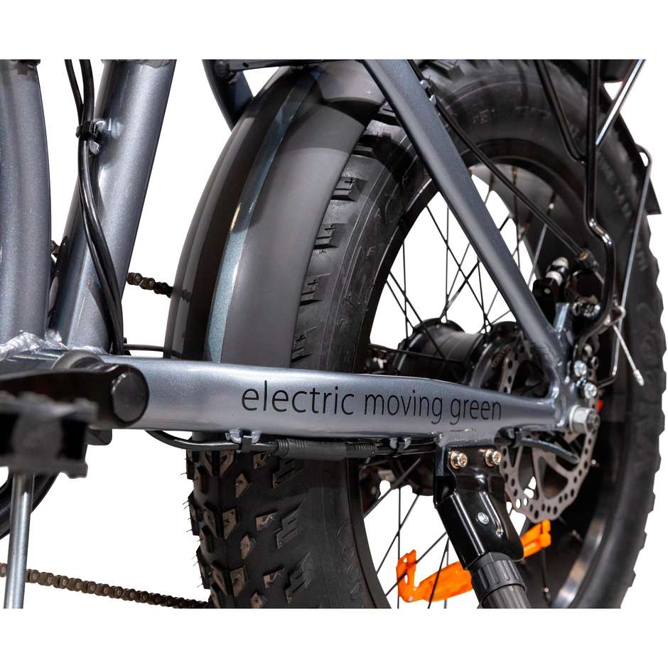 EMG Fat Bike Bomber Ruota 20" Batteria 10Ah Velocità massima 25 km/h Autonomia max 40 km Potenza 250 W Colore Grigio