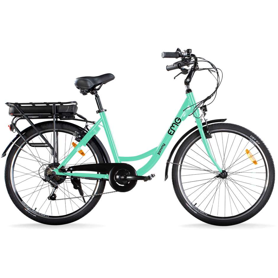EMG Jammy E-Bike 26 Acciaio 250W 36V 10Ah Verde