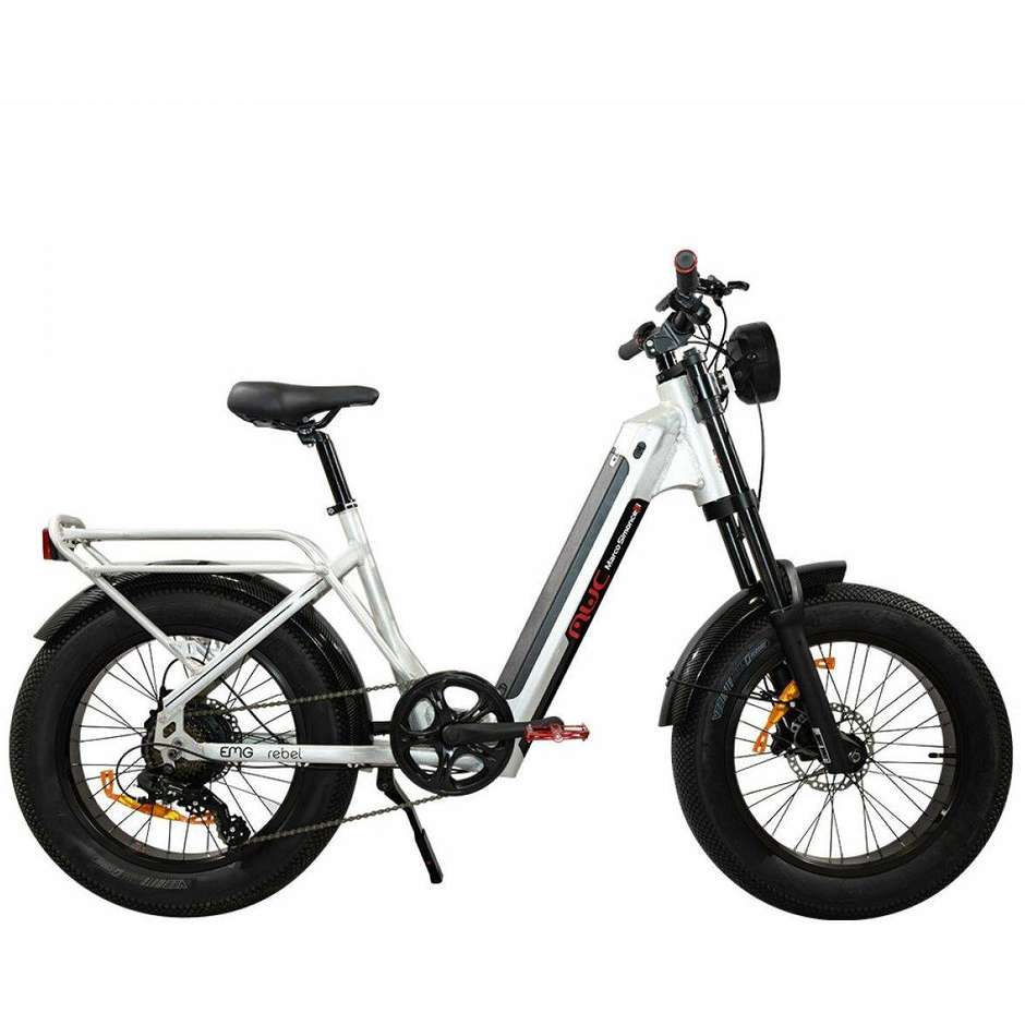 EMG Rebel 20FBR5806 fat e-bike pieghevole color alluminio, 20 pollici