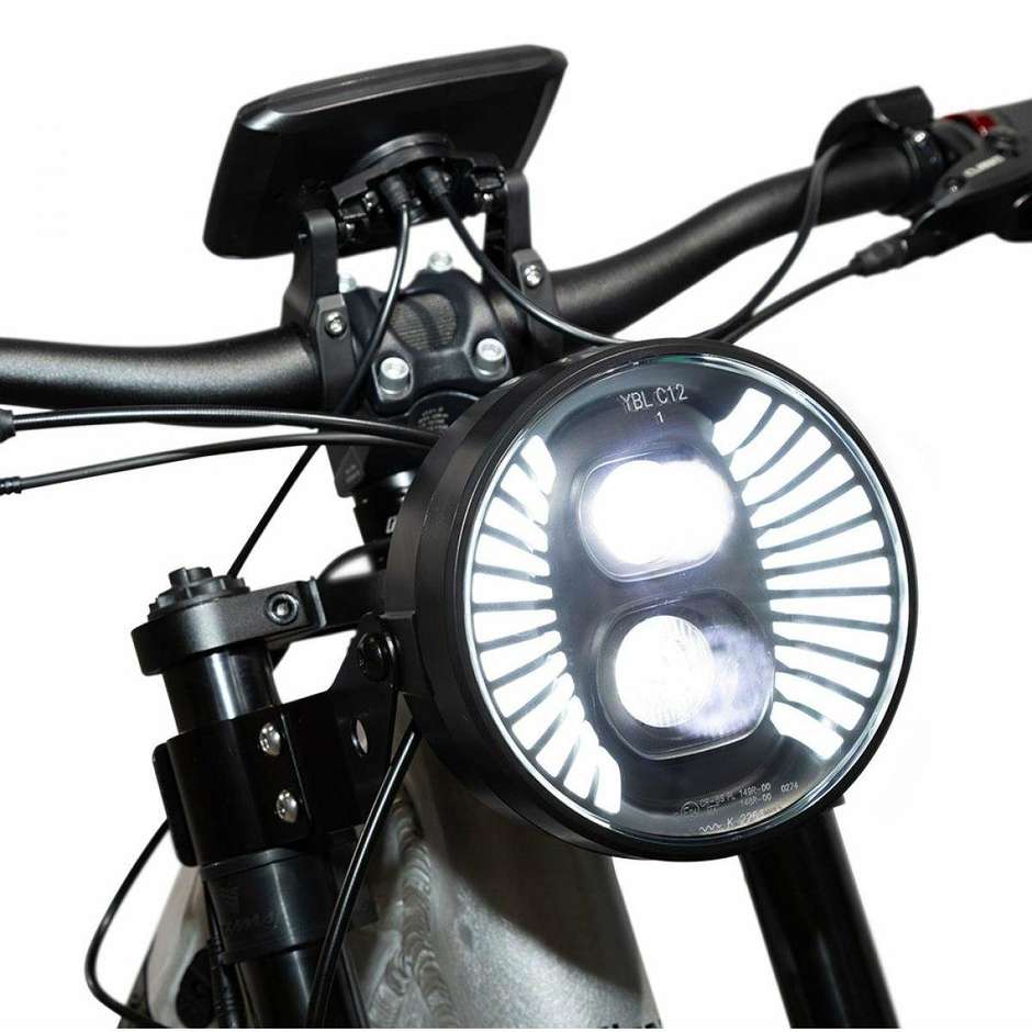 EMG REBEL ALLUMINIUM Bicicletta Elettrica a Pedalata Assistita E-Bike Colore Grigio/Nero