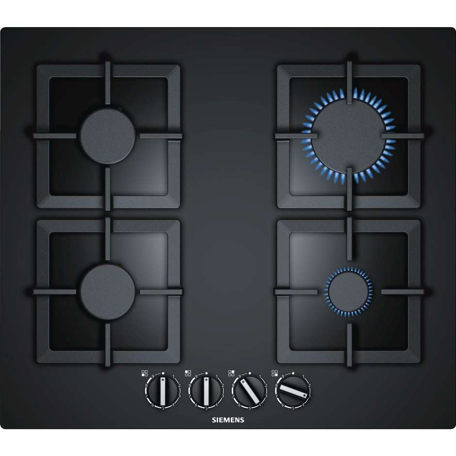 EP6A6PB20 Siemens piano cottura a gas 60 cm 4 fuochi colore nero