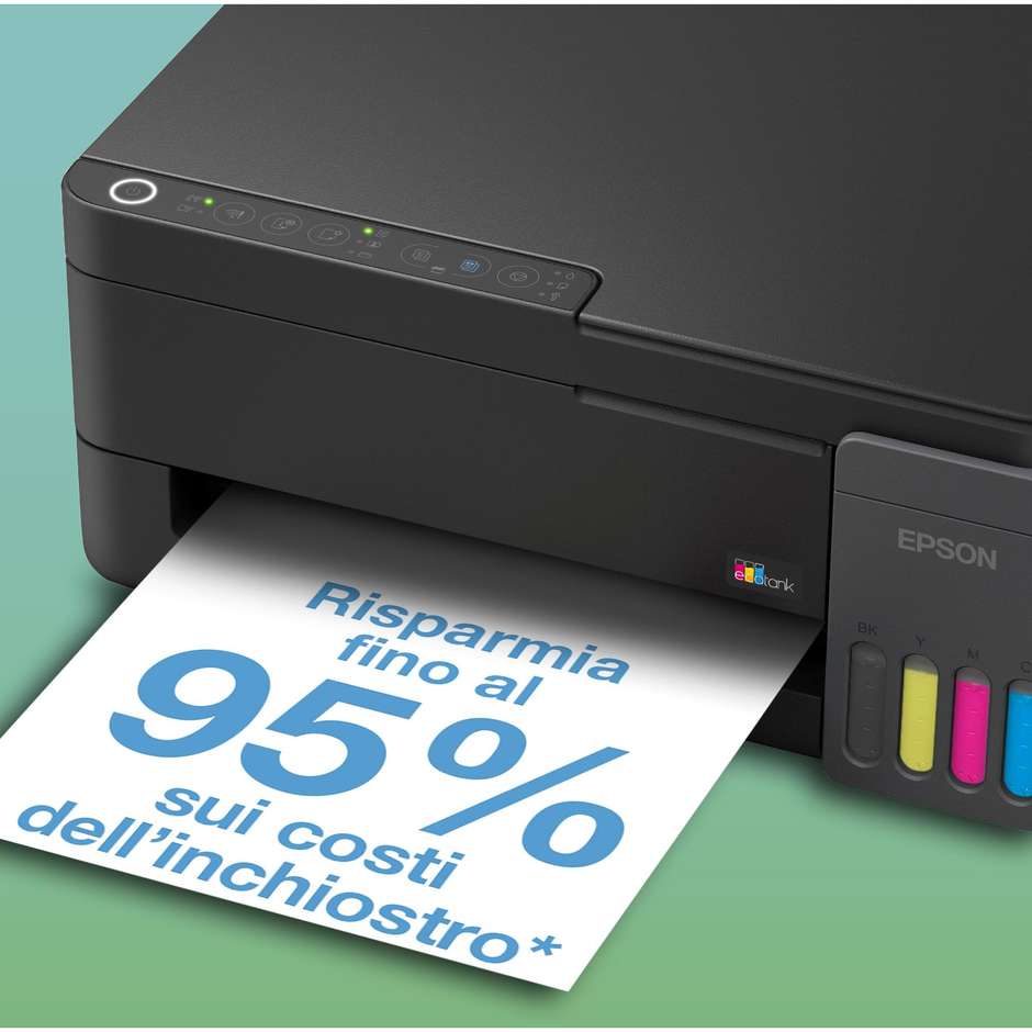 Epson EcoTank ET-2910 multifunzione A4 a colori con serbatoi ricaricabili, Wi-Fi e USB