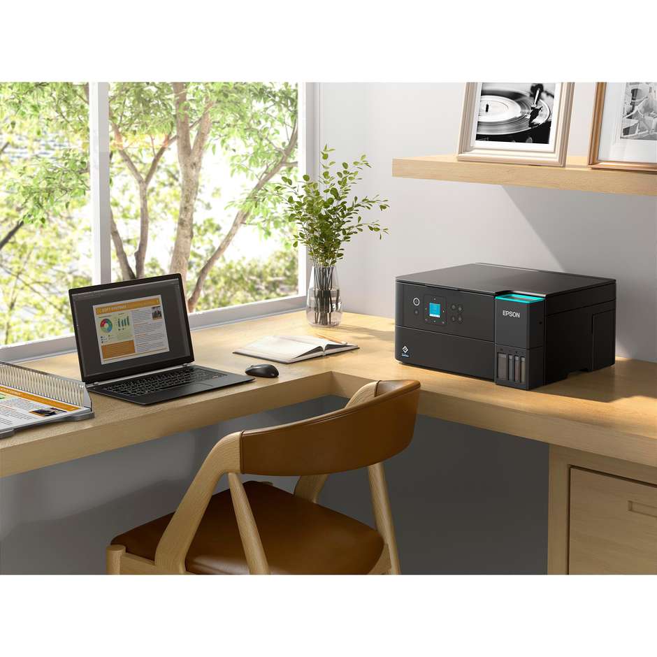 Epson EcoTank ET-2951 (C11CL41406) Stampante Multifunzione Inkjet 3-in-1 A4 a Serbatoi Ricaricabili Fronte/Retro Automatico Display a Colori Wi-Fi e Wi-Fi Direct Nero