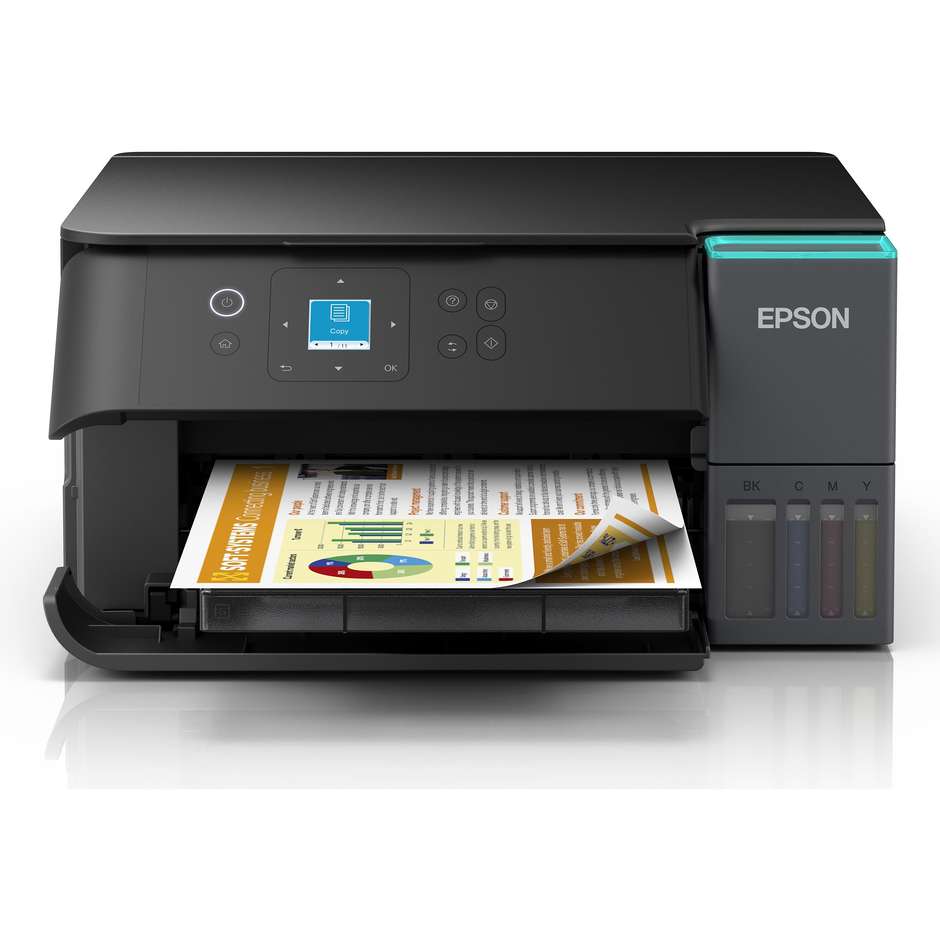 Epson EcoTank ET-2951 Stampante multifunzione Inkjet A4 Wi-Fi Colore Nero