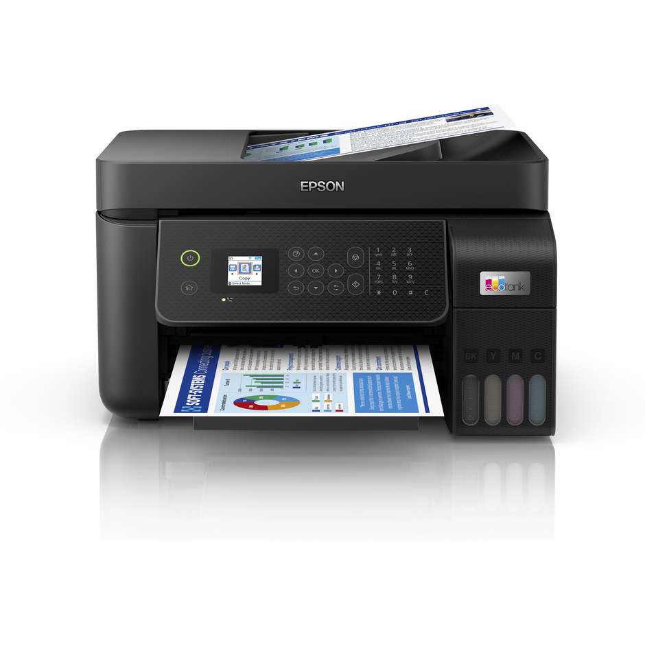 Epson EcoTank ET-4800 Stampante multifunzione inkjet 4-in-1 A4 Wi-FI Colore Nero