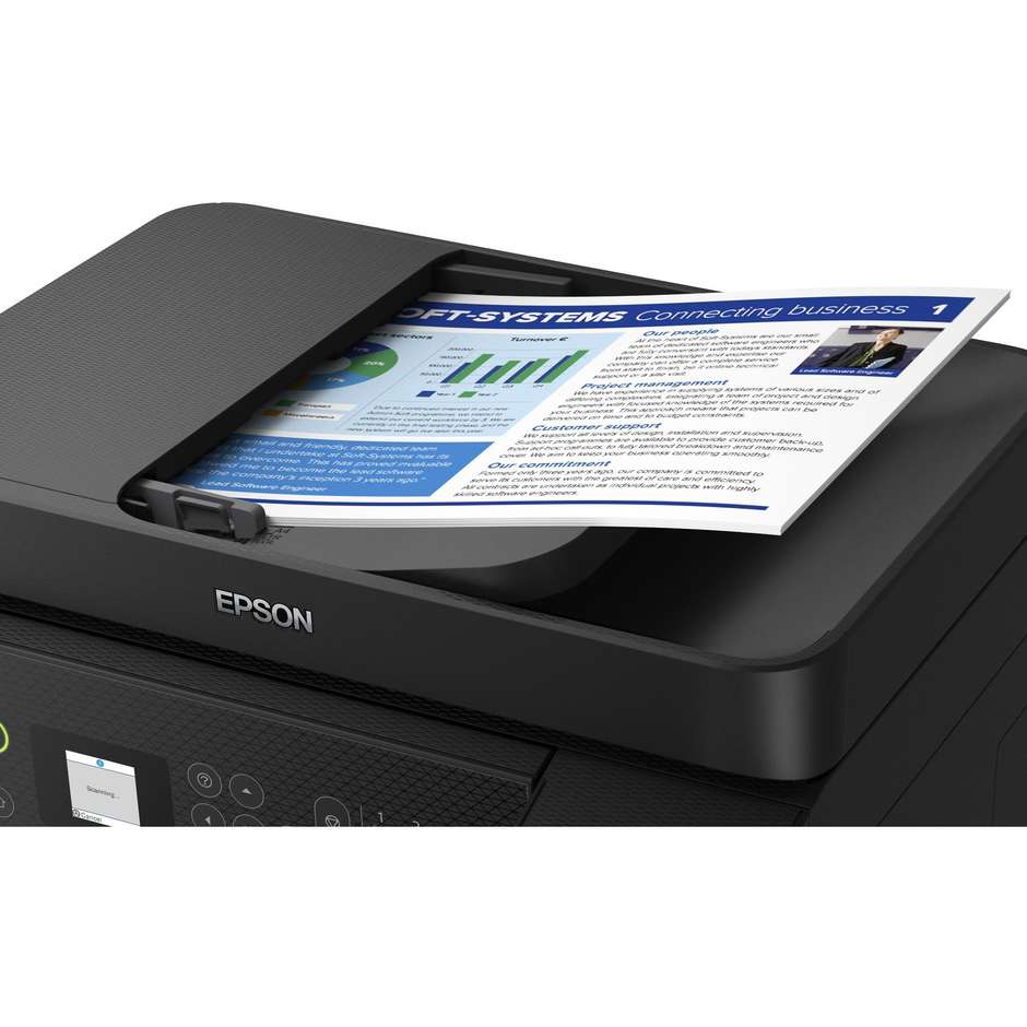 Epson EcoTank ET-4800 Stampante multifunzione inkjet 4-in-1 A4 Wi-FI Colore Nero