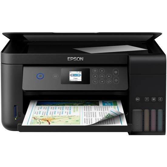 Epson ET2750 EcoTank stampante ink multifunzione 3in1 display LCD