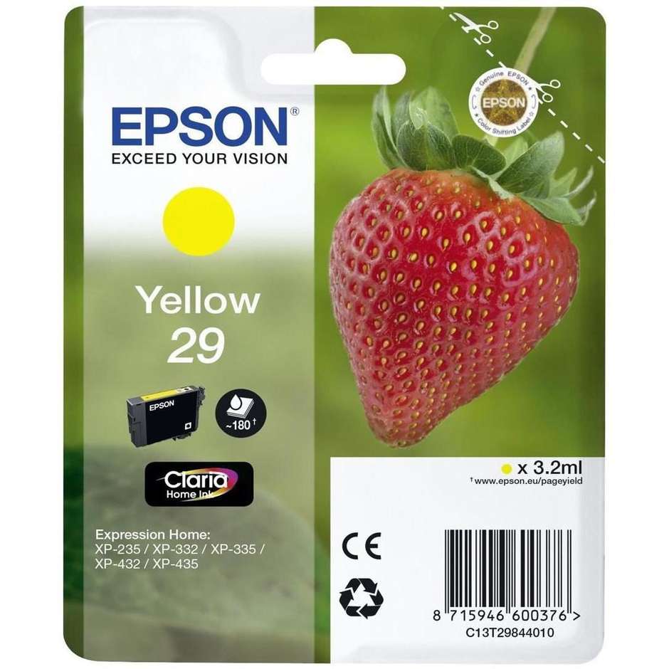 Epson FRAGOLA Cartuccia Ink-Jet colore giallo