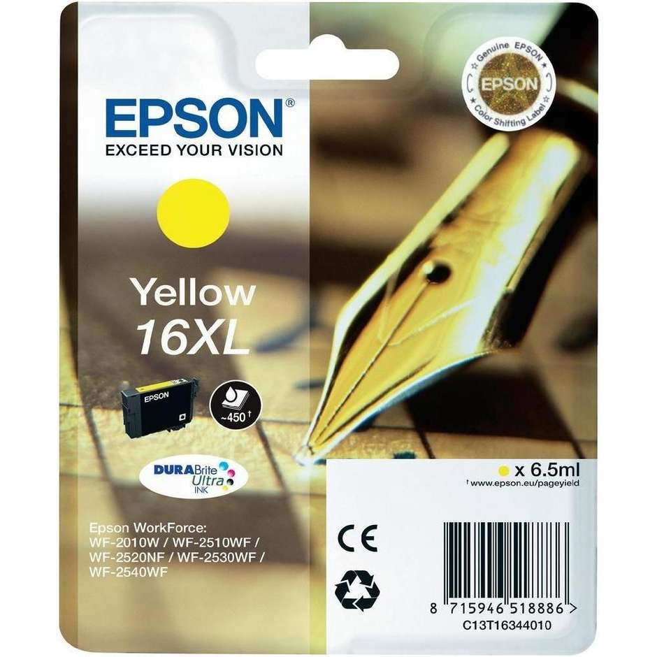 Epson PENNA E CRUCIVERBA XL Cartuccia Ink-Jet colore giallo