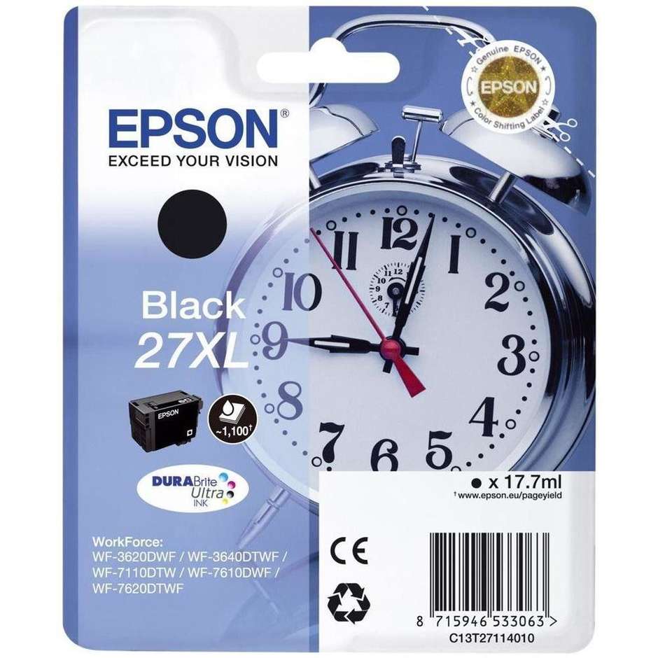 Epson SVEGLIA XL Cartuccia Ink-Jet colore nero