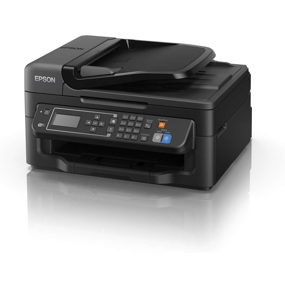 Epson WF-2630WF Stampante Multifunzione InkJet USB Wireless Lan Colore Nero