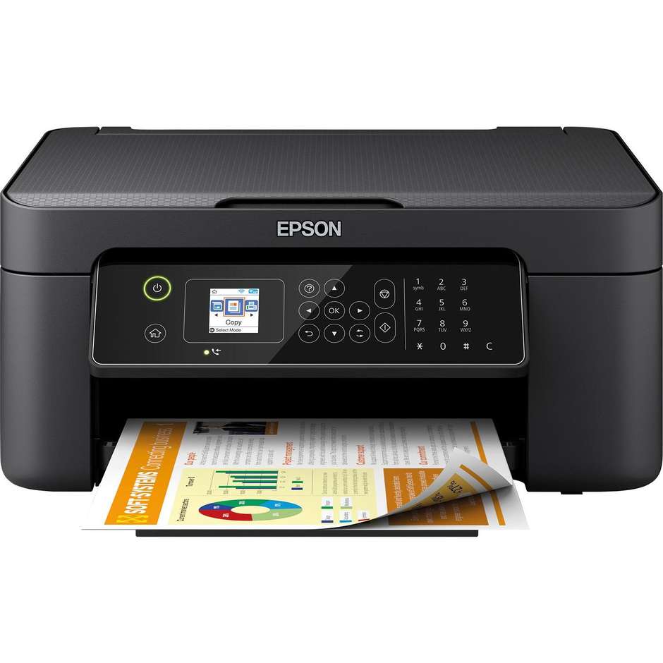 Epson WF-2820DWF Stampante Multifunzione InkJet 4-in-1 Wi-Fi Formato A4 colore nero
