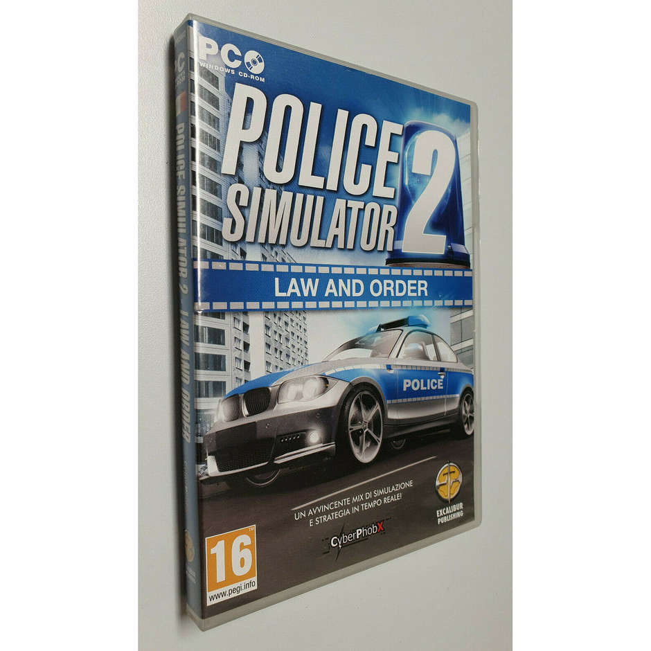 Excalibur Simulatore di polizia 2 legge e ordine videogioco Pc