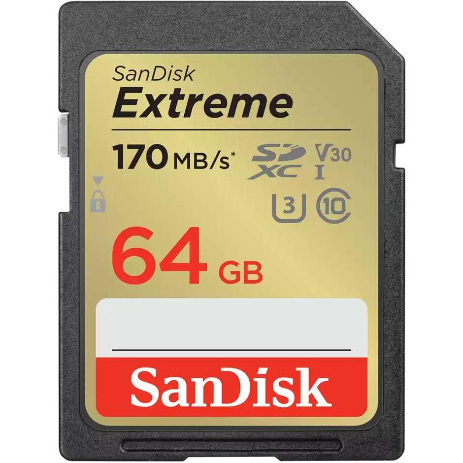 extreme 64gb memory card  up to 100