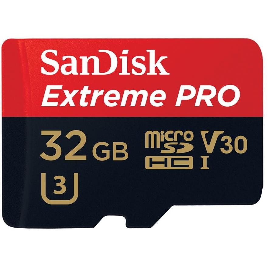 extreme pro microsdhc 32gb + sd