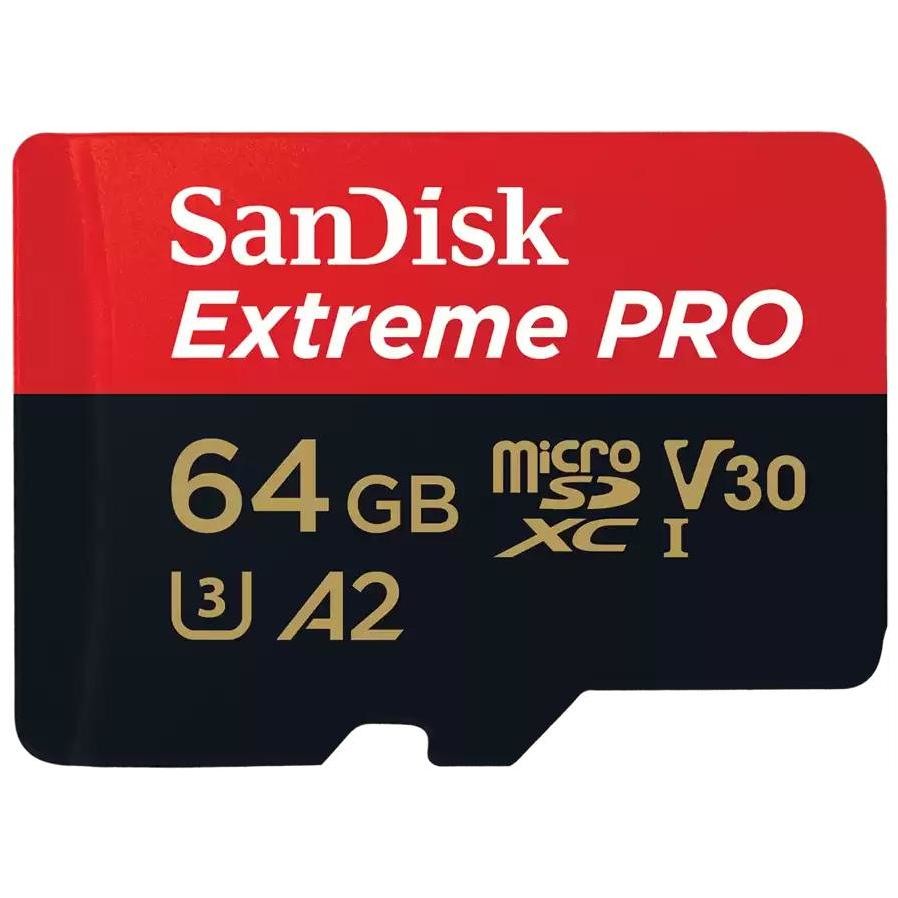 extreme pro microsdxc 64gb+sd adap