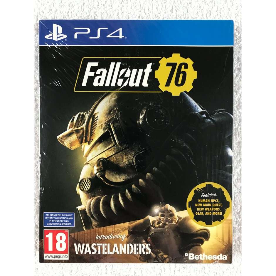 Fallout 76 per PlayStation 4 Gioco di Ruolo d'Azione Multiplayer Post-Apocalittico Appalachia Bethesda Disco Blu-ray