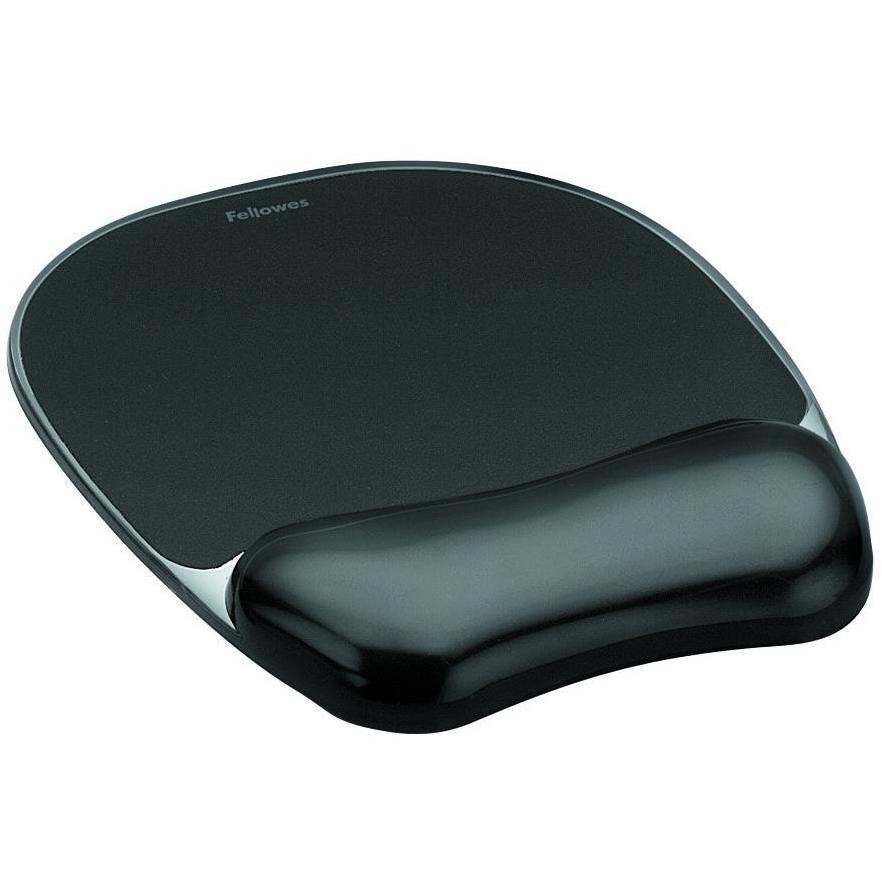FELLOWES 9112101 Tappetino Mouse Ergonomico Colore Black