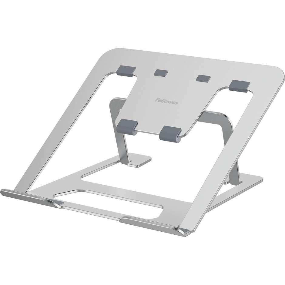 Fellowes Alumia Supporto per Laptop fino a 15" Regolabile in Altezza Argento