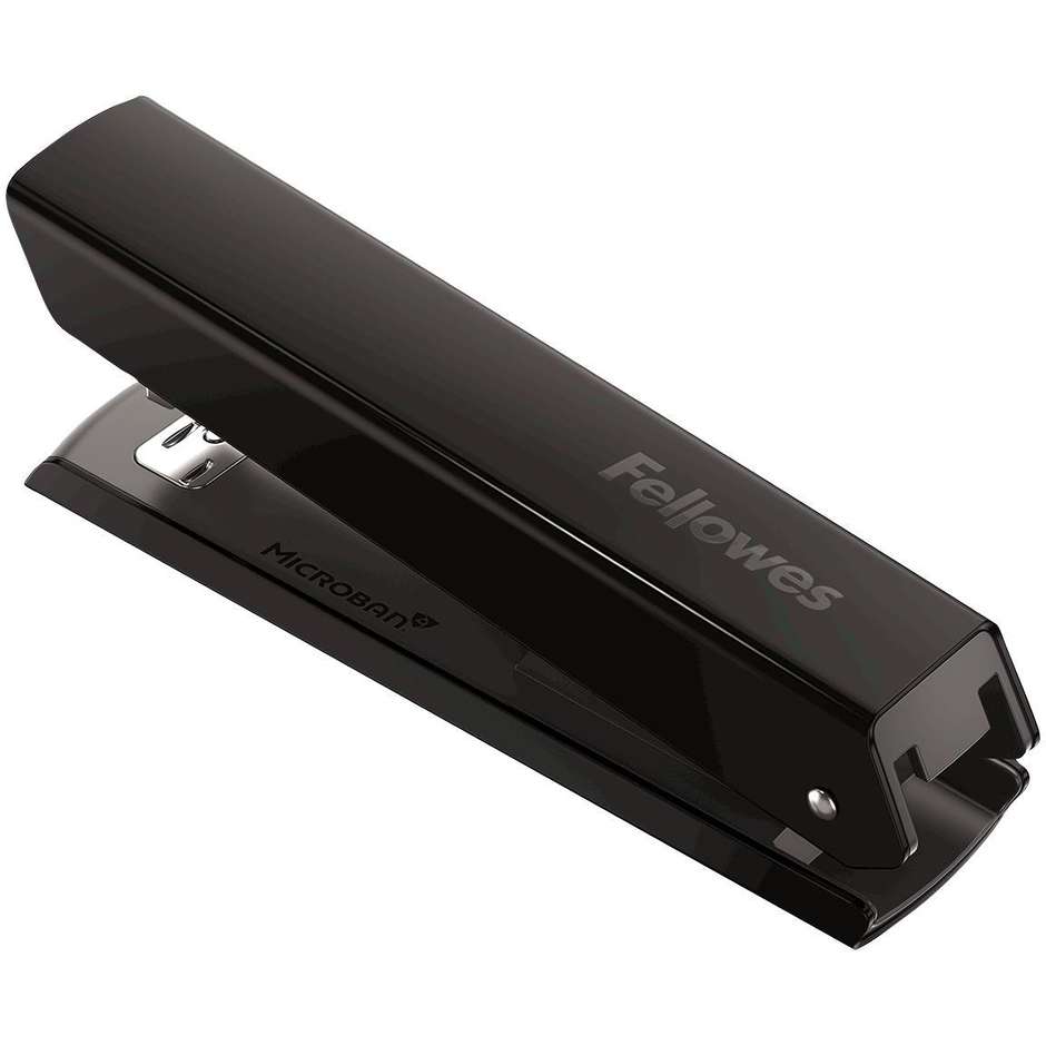 Fellowes Cucitrice da Tavolo con Protezione Antibatterica Microban Capacità 20 Fogli Nero