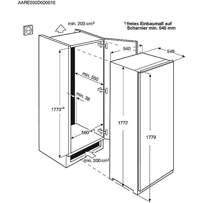 fi-2441 rex frigorifero monoporta da incasso 215 litri - Frigo e  congelatori monoporta incasso - ClickForShop