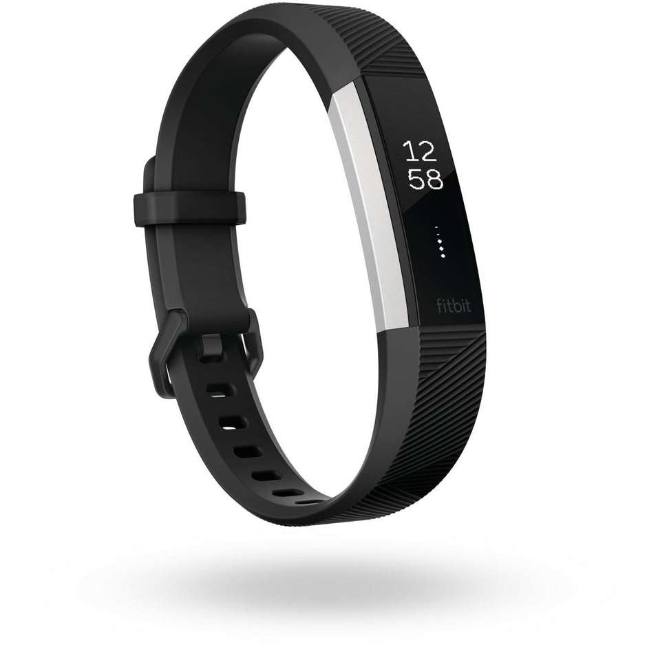 Fitbit Alta FB408SBKL Braccialetto Fitness Activity Tracker Cardiofrequenziometro Taglia L colore Nero