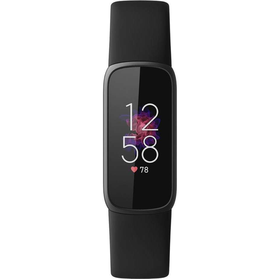 Fitbit FB422BKBK Luxe Fitness Band Display AMOLED Funzione Cardio Stress Sonno colore nero