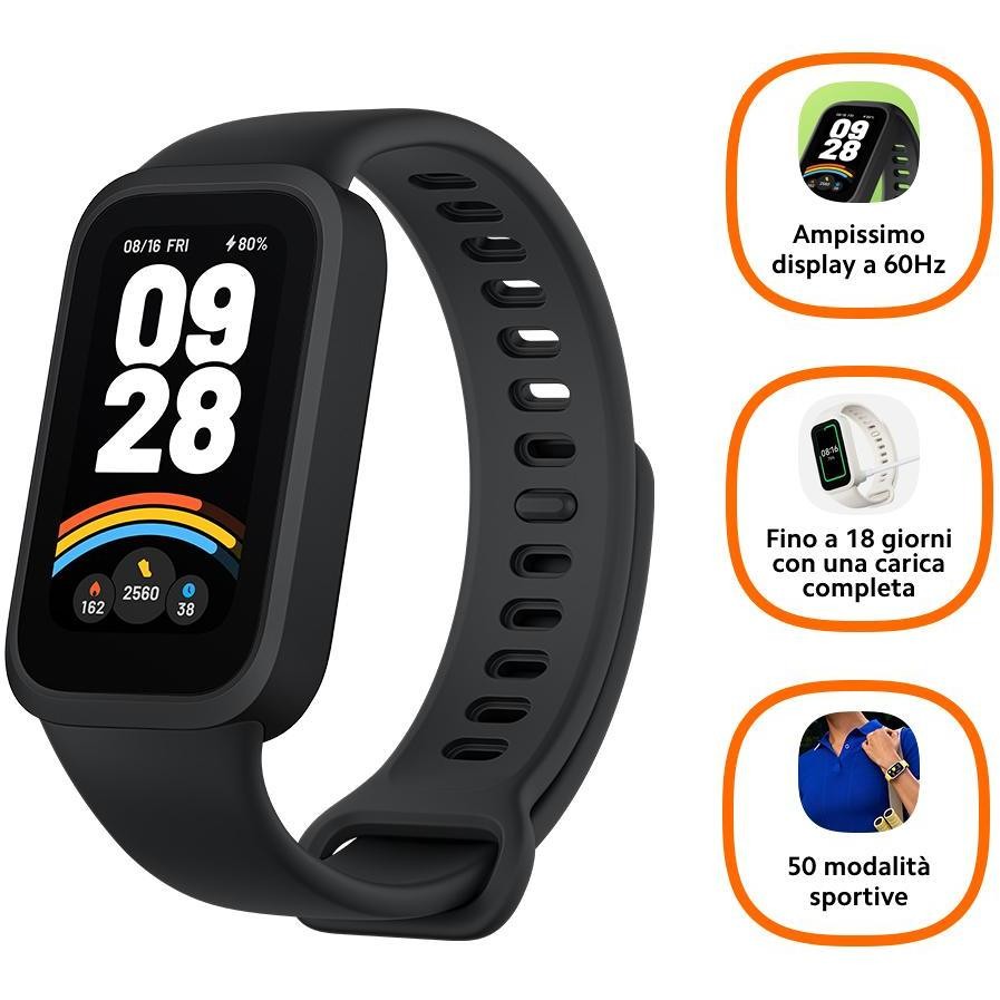 fitness band 9 active black