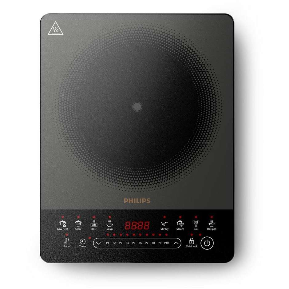 fornello el. a induzione 1 piastra  2000 w 26 cm