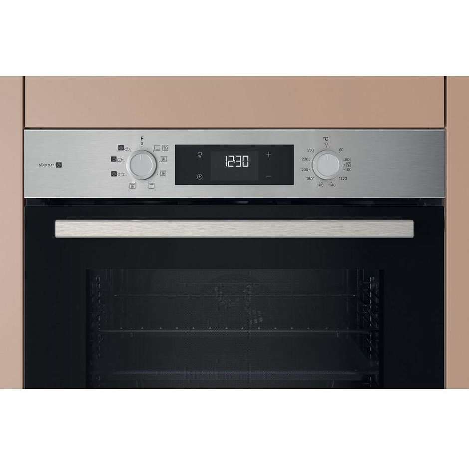 forno 71lt multi8 a inox displ vapore minig