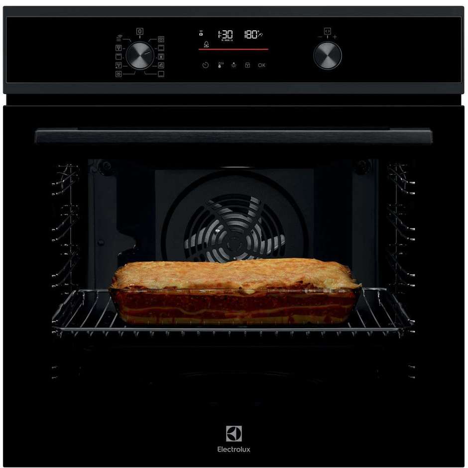 forno 72lt multi9 pirolitico glassblack a++ wifi
