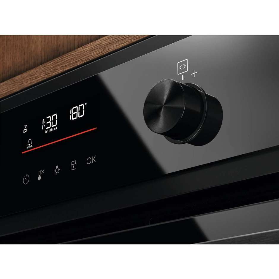forno 72lt multi9 pirolitico glassblack a++ wifi