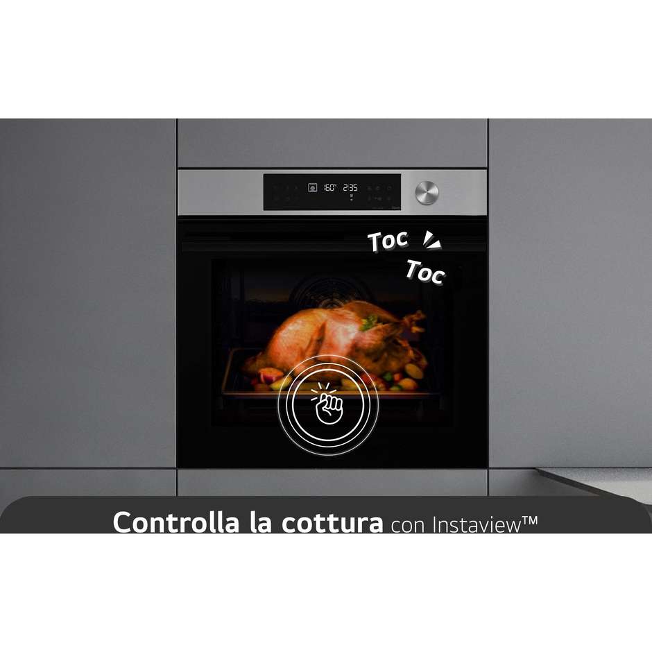 forno 76lt multi15 a+ pirolitico inox display air