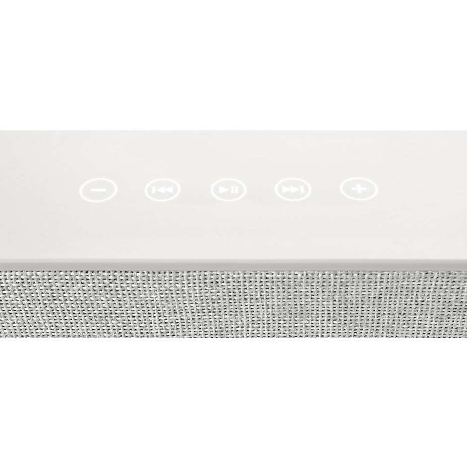 Fresh 'n Rebel 1RB3000CL Rockbox Brick edizione in tessuto diffusore speaker portatile Bluetooth grigio, bianco