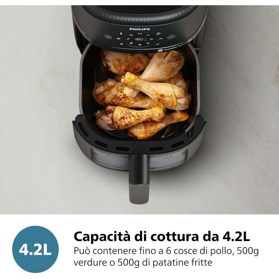 friggitrice airfryer  serie 2000  4,2 l  1500wfun