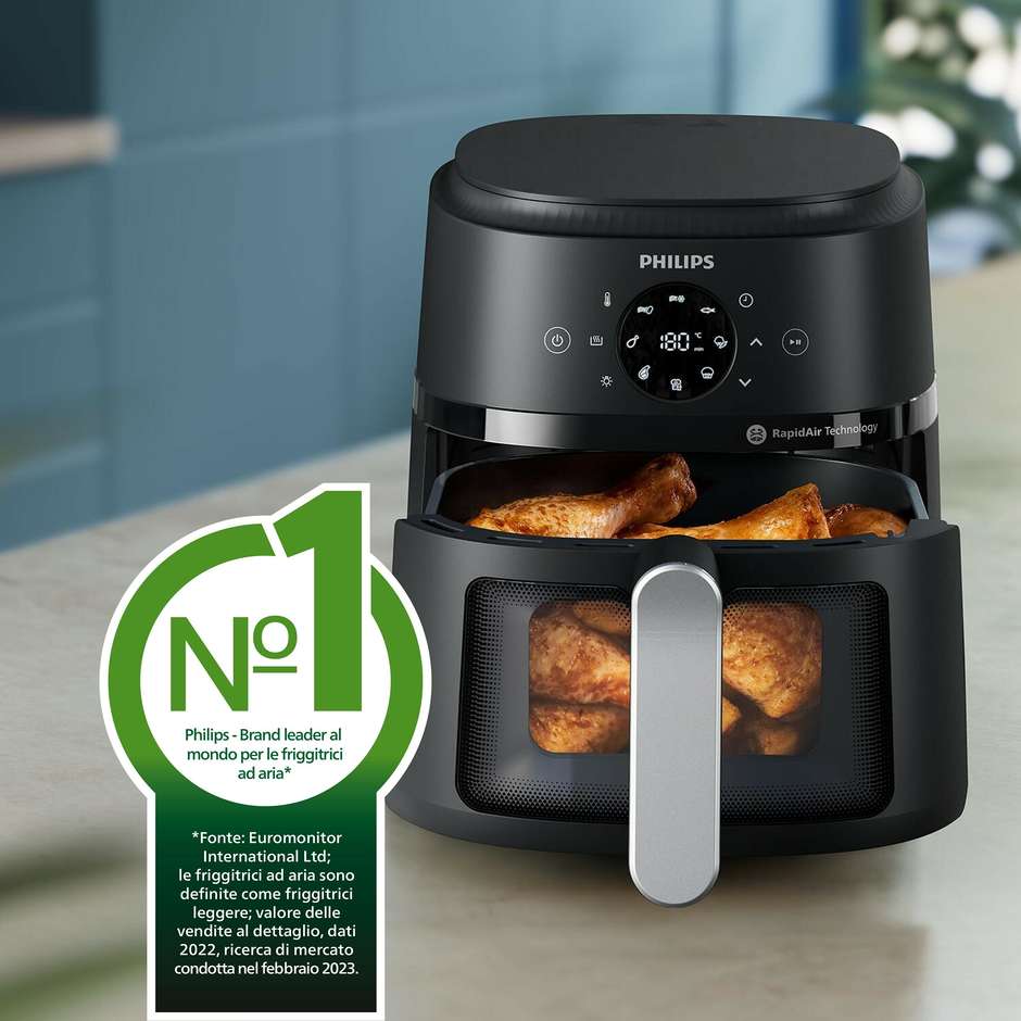 friggitrice airfryer  serie 2000  4,2 l  1500wfun