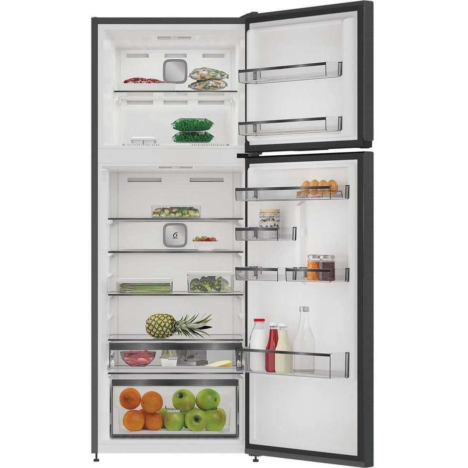 frigo 2p 477lt h187-l70  nf e inox multiflow
