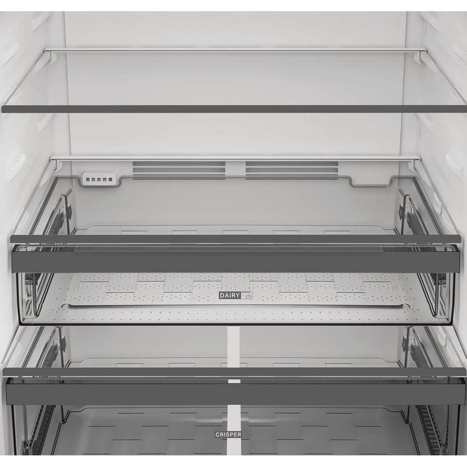 frigo 2p 477lt h187-l70  nf e inox multiflow