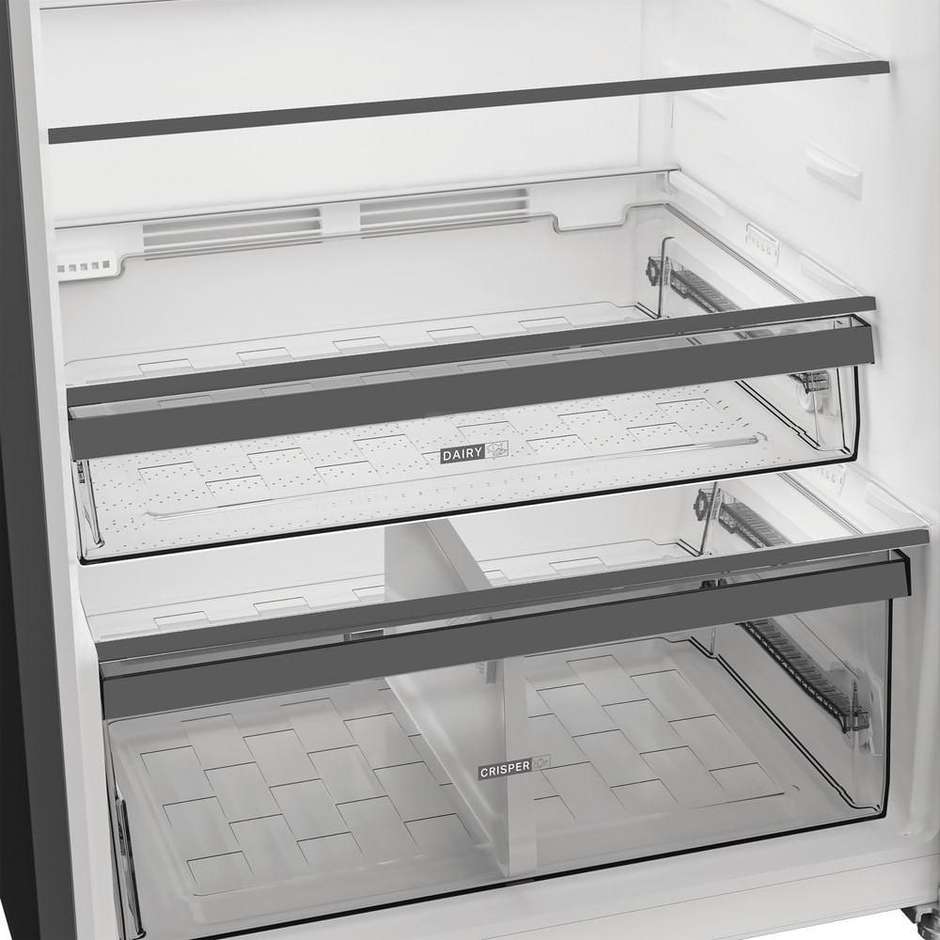 frigo 2p 477lt h187-l70  nf e inox multiflow