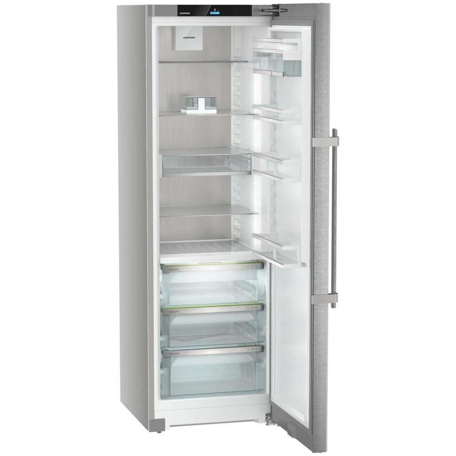frigo 386lt h185 l60 c silver biofresh display to