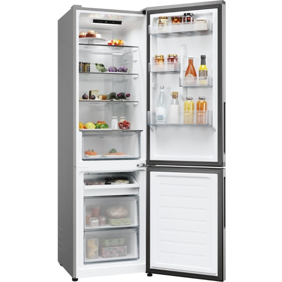 frigo combi 280lt h180 nf silverinox e