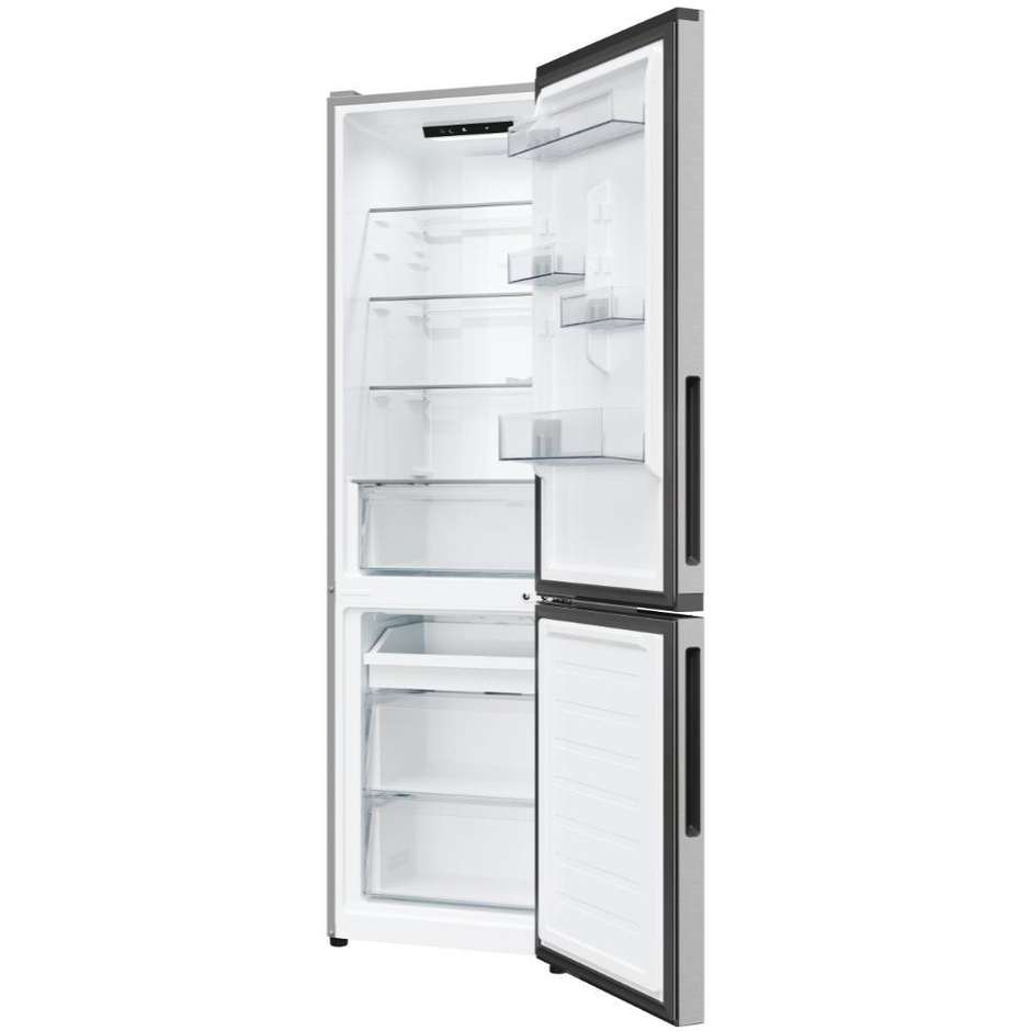 frigo combi 280lt h180 nf silverinox e