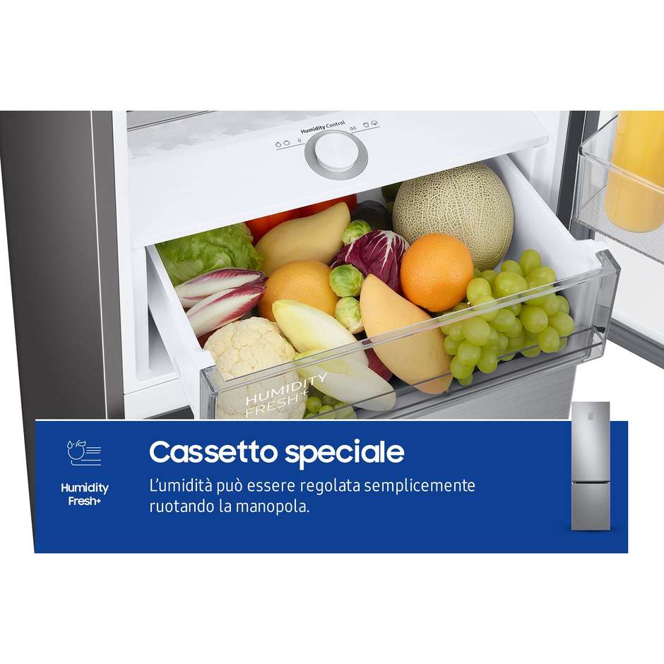 frigo combi 2p 276 114lt classe c silver