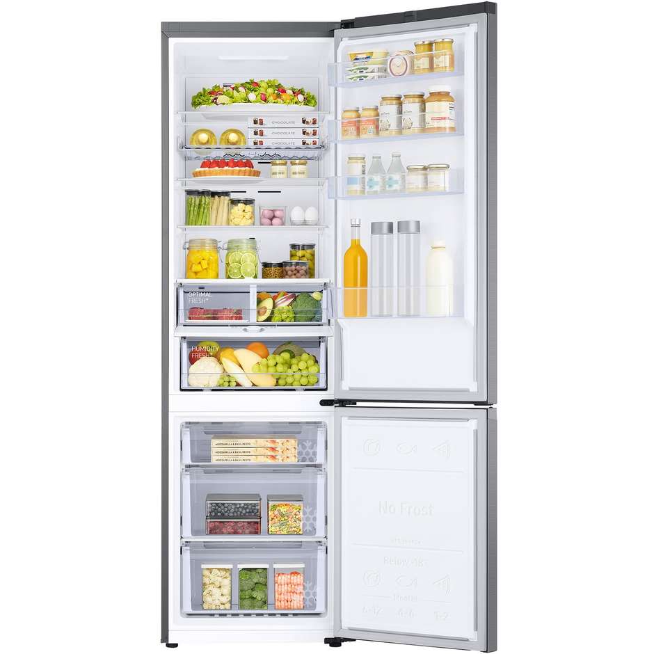 frigo combi 2p 276 114lt classe c silver