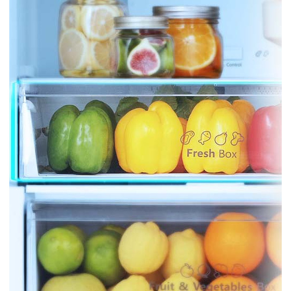 frigo combi 331lt h200 nf inox b disp metalback