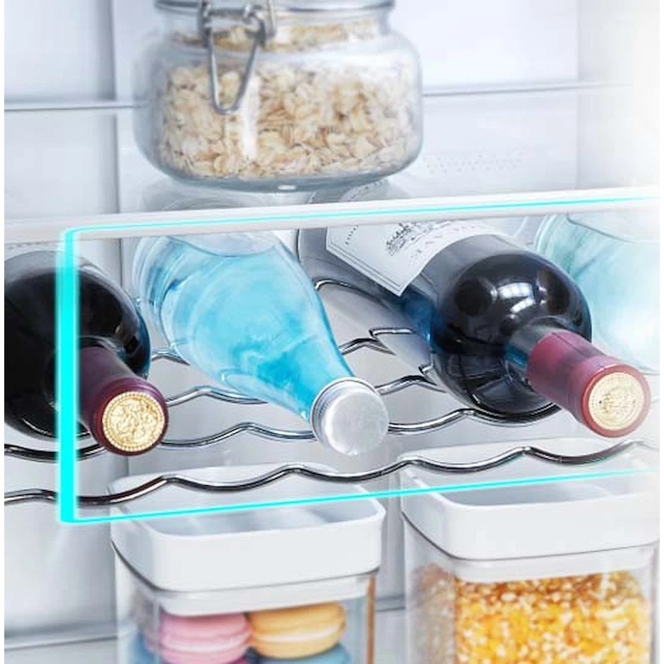 frigo combi 331lt h200 nf inox b disp metalback